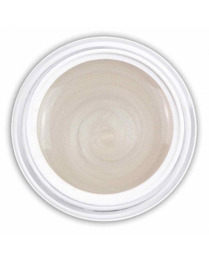 Farbgel ivory white metallic