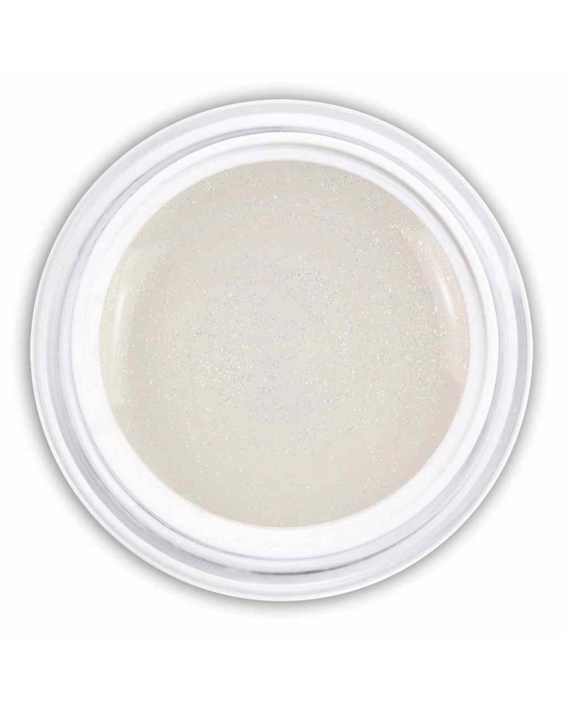 Farbgel snow white metallic