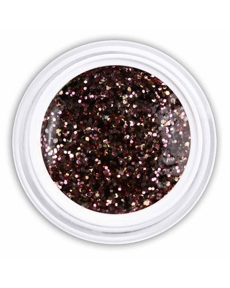 Farbgel cheer rose glitter