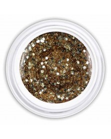 Farbgel highlight bronze glitter