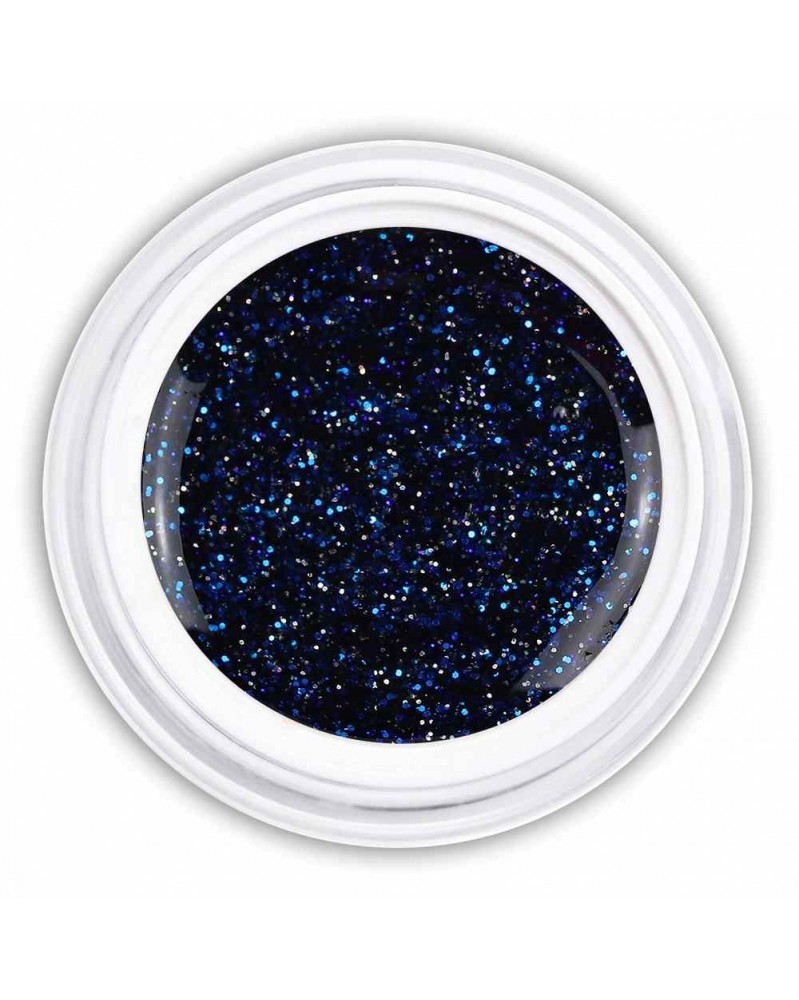 Farbgel spring blue glitter