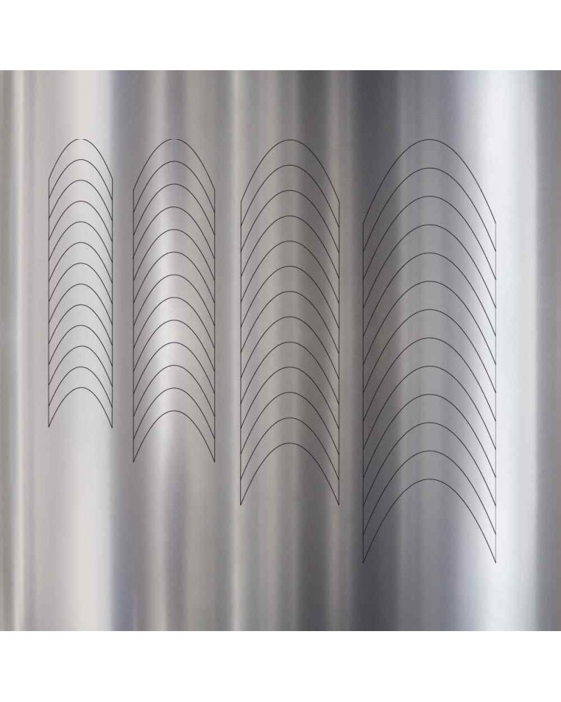 Dramatic Chrome Smile Line Silber Dramatic Chrome Smile Line Silber