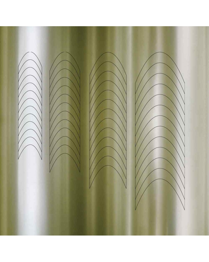 Dramatic Chrome Smile Line Gold Dramatic Chrome Smile Line Gold