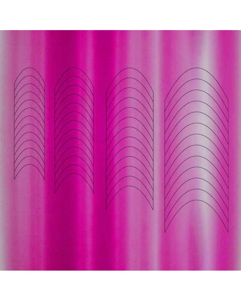 Round Chrome Smile Line Magenta Round Chrome Smile Line Magenta