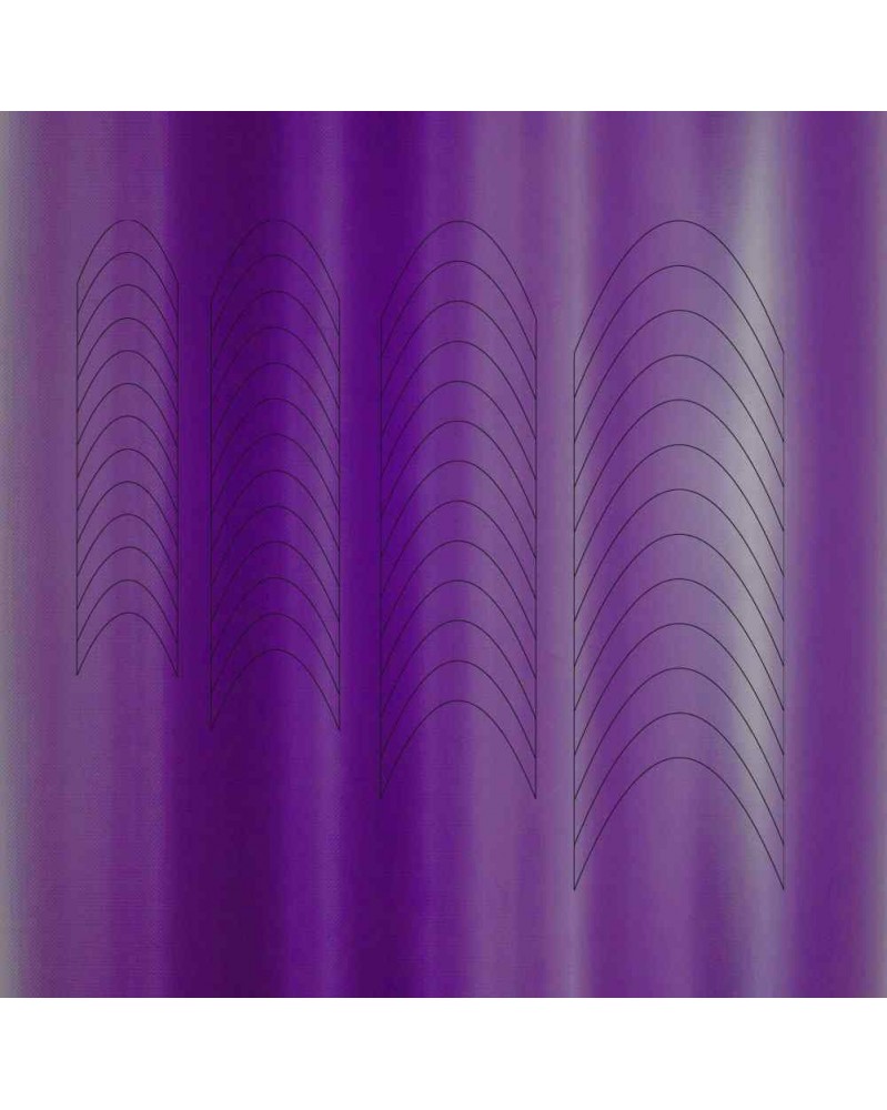 Dramatic Chrome Smile Line Violett Dramatic Chrome Smile Line Violett