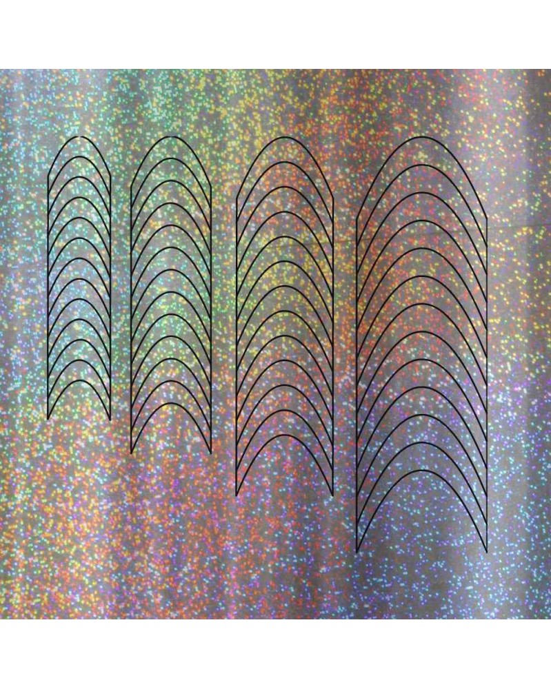 Dramatic Chrome Smile Line Hologramm Disco Style Dramatic Chrome Smile Line Hologramm Disco Style