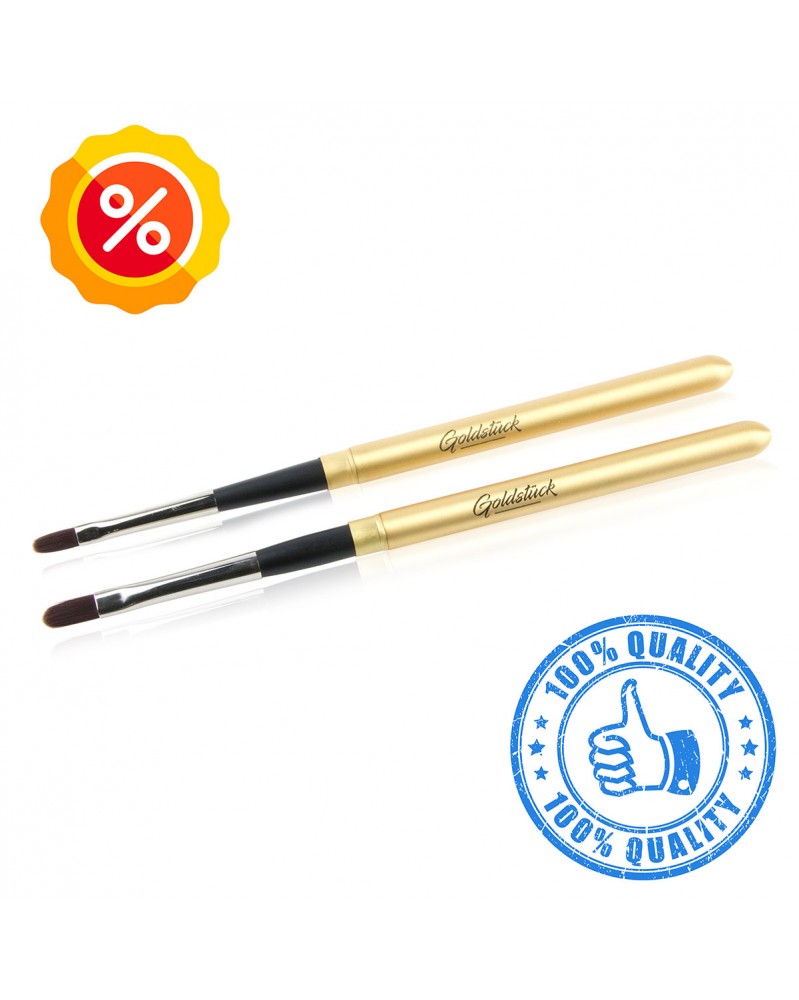GOLDSTÜCK Allround- und Fullcover Pinsel Set Größe 4 und 6 GOLDSTÜCK Allround- und Fullcover Pinsel Set Größe 4 und 6