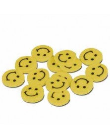 Fimo Stangen Smileys Gelb