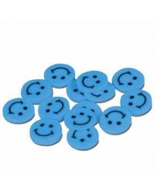 Fimo Stangen Smileys Blau