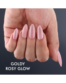 UV Polish Goldy Rosy Glow Hand