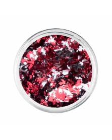 Metropolis Flakes Rot Silber