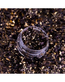 Metropolis Flakes Schwarz Gold 4