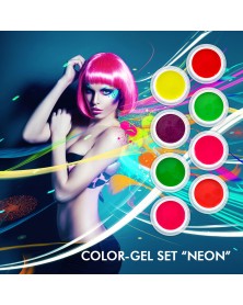 Farbgel Set "Neon" 7-teilig