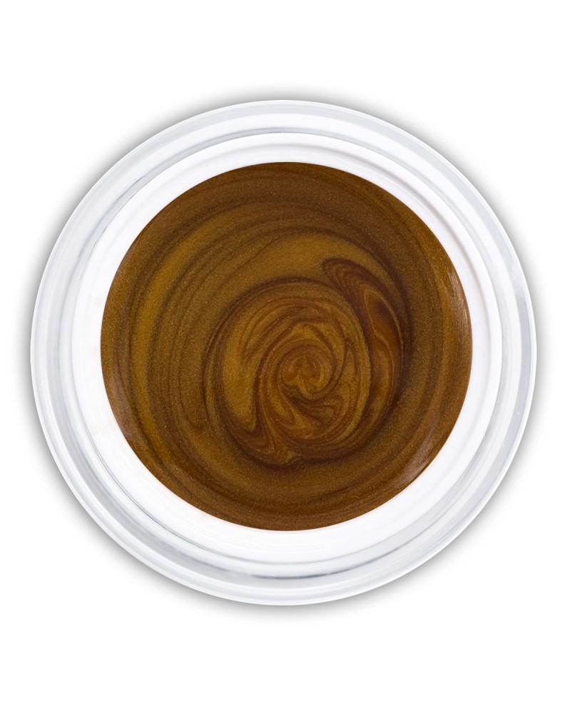 Farbgel Glitter Metallic Caramel