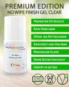 No-Wipe Finish Gel Clear