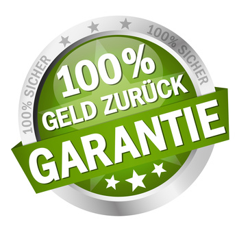 100 % Geld zurück Garantie