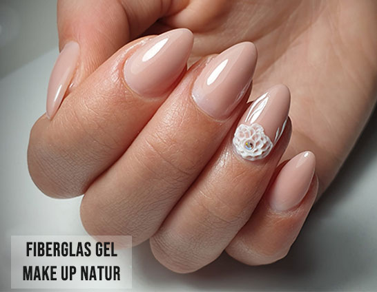 Fiberglas Make Up Gel Natur als Fullcover