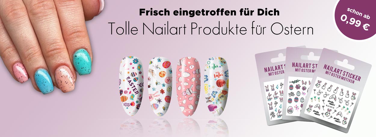 Tolle Nailart Produkte mit Ostermotiven