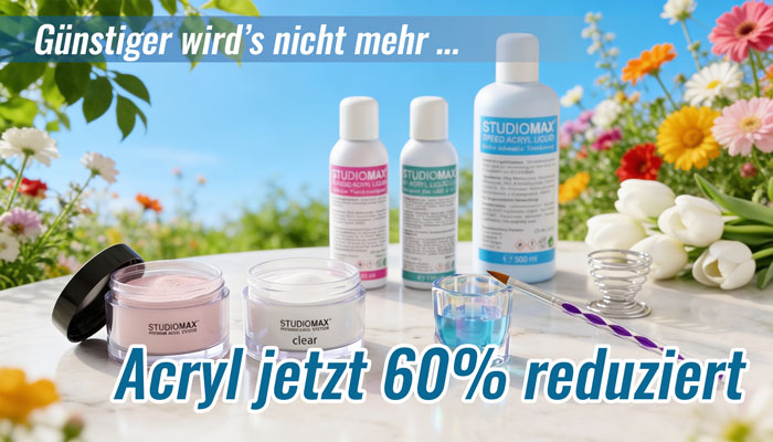 Acryl jetzt zum halben Preis