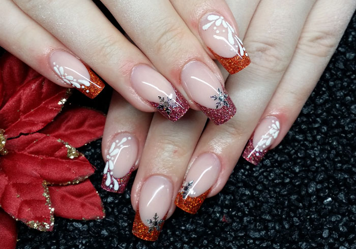 Nageldesign mit Samtsand